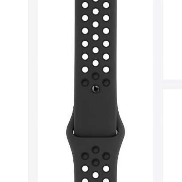 Apple Watch(アップルウォッチ)の【新品未開封】 Apple watch ナイキ スポーツバンド 38&40mm メンズの時計(ラバーベルト)の商品写真