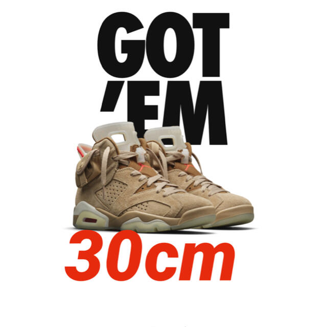 独創的 NIKE - NIKE Travis Scott エアジョーダン6 スニーカー