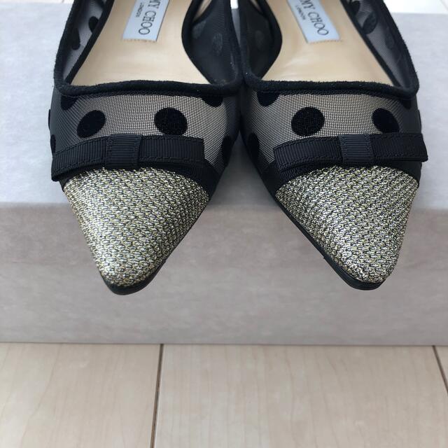 JIMMY CHOO(ジミーチュウ)の専用★JIMMY CHOO ジミーチュウ★DOROTHY フラットシューズ 36 レディースの靴/シューズ(ハイヒール/パンプス)の商品写真