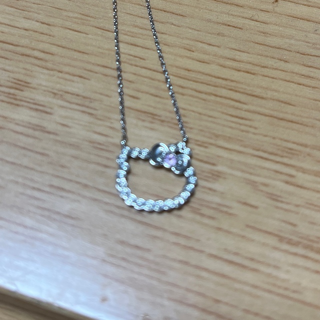 サンリオ - Pt900 プラチナ キティ 磁気ネックレス ダイヤ ピンク サンリオ - Pt900 プラチナ キティ 磁気ネックレス ダイヤ ピンク