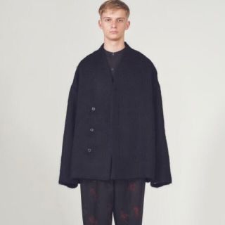 格安 lad musician 18AW ノーカラーコート 美品 付属品完備