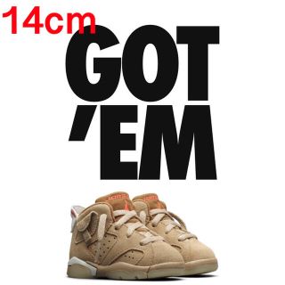 ナイキ(NIKE)のTravis Scott Nike Air Jordan 6 TD 14cm(スニーカー)