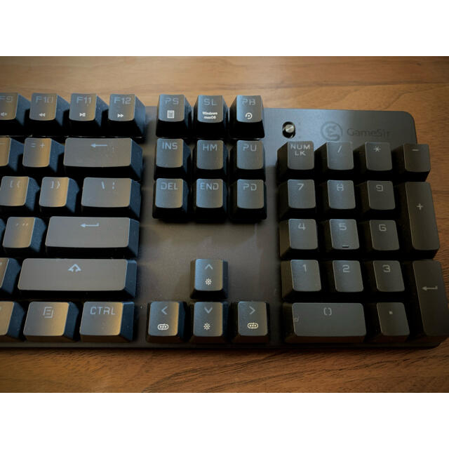 ワイヤレス ゲーミングキーボード GameSir GK300 Gray 2