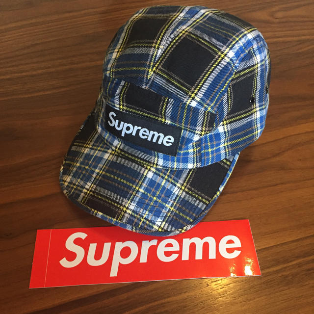 美品 シュプリーム Supreme キャップ チェック柄 メンズ