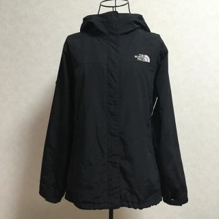 ザノースフェイス(THE NORTH FACE)の良品！ノースフェイスレディースブラックマウンテンパーカー(ナイロンジャケット)