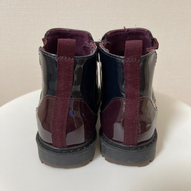 ZARA KIDS(ザラキッズ)のぽうふ様専用　　ZARA キッズブーツ　エナメル　赤紫 キッズ/ベビー/マタニティのキッズ靴/シューズ(15cm~)(ブーツ)の商品写真