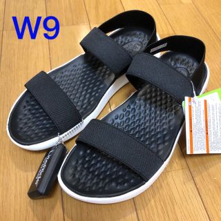 クロックス(crocs)の新品 新素材 クロックス ライトライドサンダル W9 25.0 25.5cm程度(サンダル)