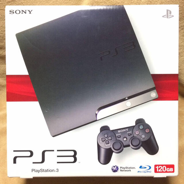 PlayStation3(プレイステーション3)のPlayStation3(プレイステーション 3)120GB ブラック エンタメ/ホビーのゲームソフト/ゲーム機本体(家庭用ゲーム機本体)の商品写真