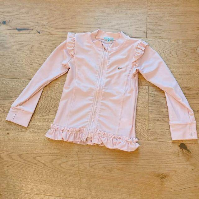 TOCCA(トッカ)の新品　トッカバンビーニ　水着　ラッシュガード　ピンク　90 キッズ/ベビー/マタニティのキッズ服女の子用(90cm~)(水着)の商品写真