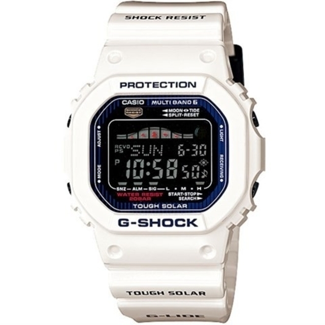 G-SHOCK(ジーショック)の G-SHOCKG-LIDE 電波ソーラーホワイト GWX-5600C-7JF  メンズの時計(腕時計(デジタル))の商品写真