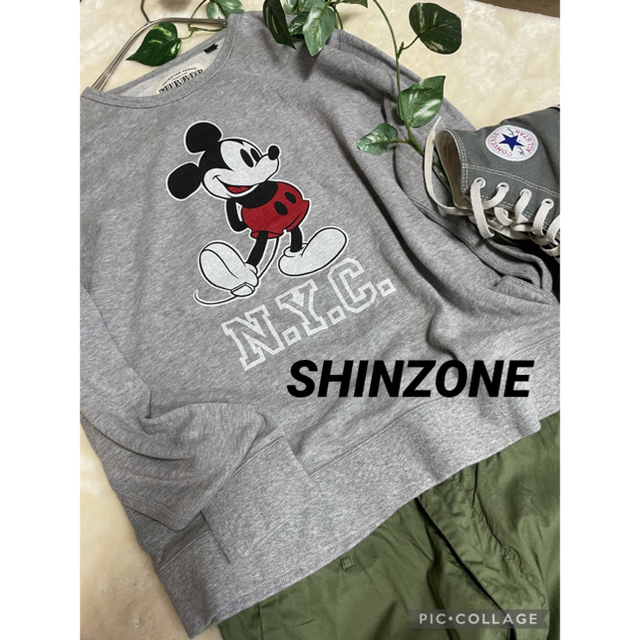 Shinzone(シンゾーン)の‼️SALE‼️ミラーオブシンゾーン　ミッキーマウス　スウェット レディースのトップス(トレーナー/スウェット)の商品写真