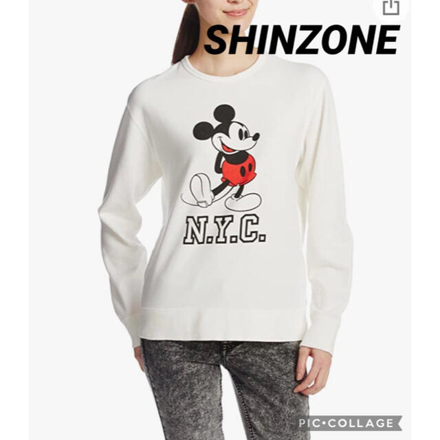 Shinzone(シンゾーン)の‼️SALE‼️ミラーオブシンゾーン　ミッキーマウス　スウェット レディースのトップス(トレーナー/スウェット)の商品写真