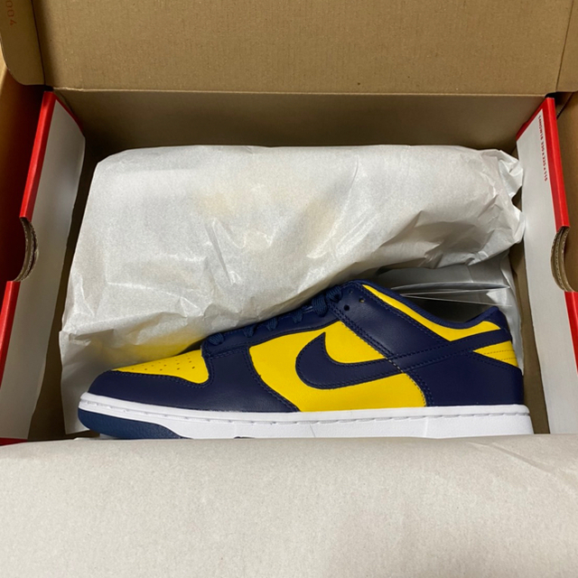 NIKE(ナイキ)の【27.5】NIKE Dunk Low Michigan メンズの靴/シューズ(スニーカー)の商品写真