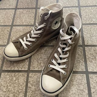 コンバース(CONVERSE)のCONVERSE☆ コンバース　ハイカット　カーキ　24.5cm(スニーカー)