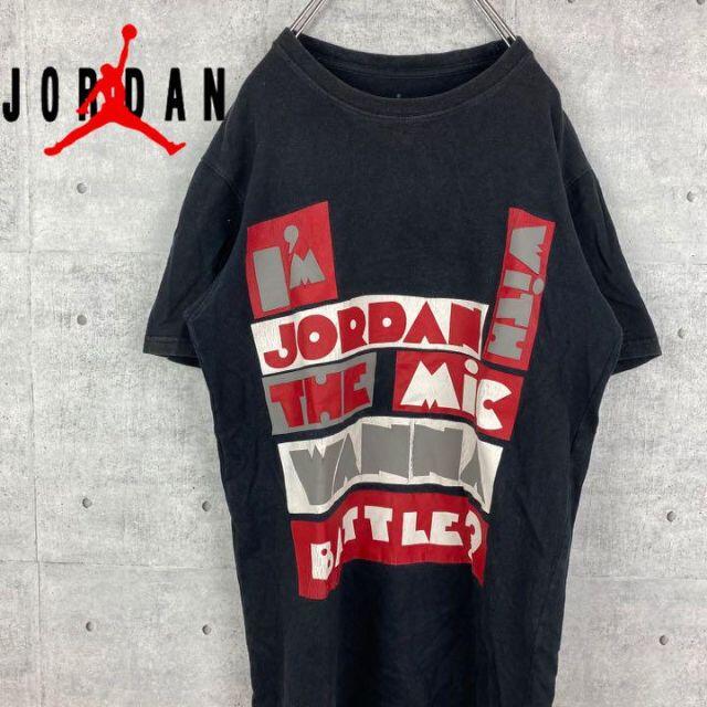 【 AIR JORDAN 】Tシャツ　デカロゴ　NIKE バスケ　古着 メンズのトップス(Tシャツ/カットソー(半袖/袖なし))の商品写真