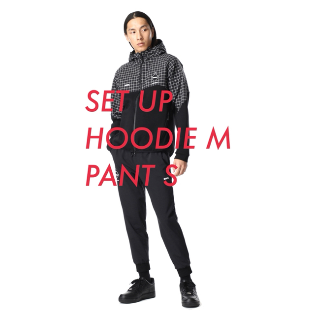 FCRB 2021SS VENTILATION HOODIE SETUP BLK