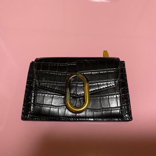 チャールズアンドキース(Charles and Keith)のチャールズアンドキース　ミニ財布　クロコ(財布)