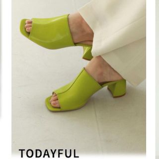TODAYFUL - トゥディフル Square Open Sandals 21春夏 38 未使用の通販