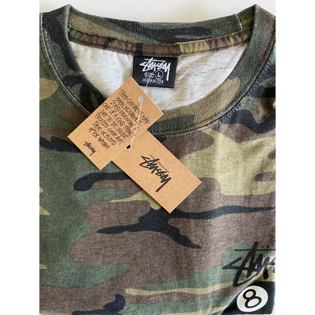 Stussy 8 Ball Camo T-Shirt（MADE IN USA) メンズのトップス(Tシャツ/カットソー(半袖/袖なし))の商品写真