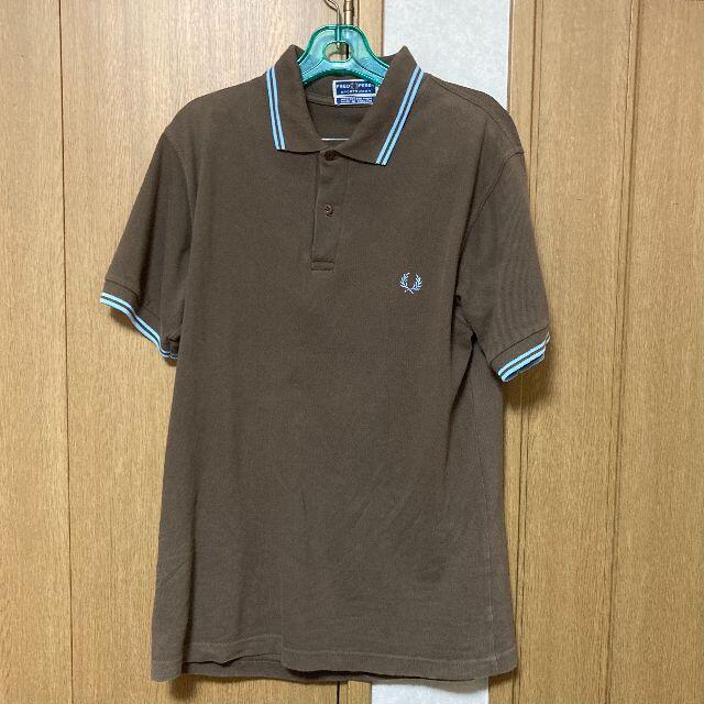 FRED PERRY(フレッドペリー)のFRED PERRY ポロシャツ ブラウン Mサイズ イングランド製 メンズのトップス(ポロシャツ)の商品写真