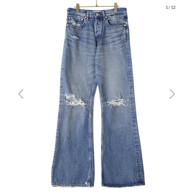 【新品未使用】21ss Damage Flare Denim Pantsデニム/ジーンズ