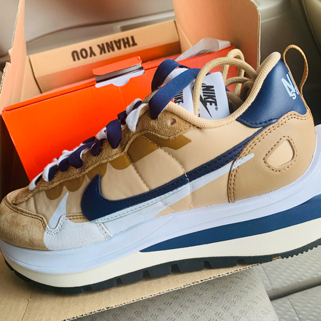 sacai(サカイ)のSACAI × NIKE VAPOR WAFFLE "SESAME/BLUE" メンズの靴/シューズ(スニーカー)の商品写真