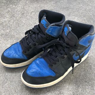 ナイキ(NIKE)のNIKE AIR JORDAN 1 RETRO HI OG ROYAL ロイヤル(スニーカー)