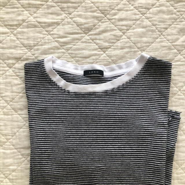 YAECA(ヤエカ)のLENO long sleeve border T-shirts ロンT レディースのトップス(Tシャツ(長袖/七分))の商品写真