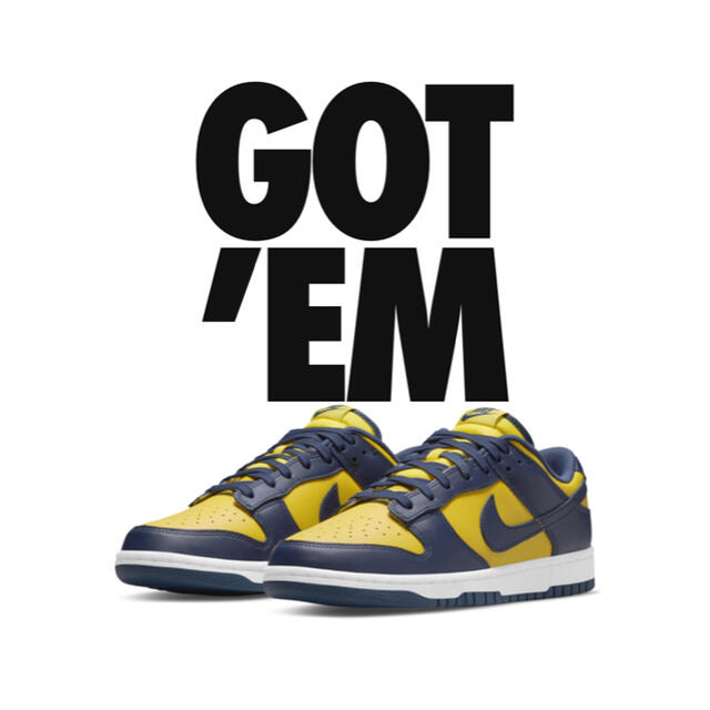 NIKE DUNK LOW "MICHIGAN" ナイキ ダンク ロー 29