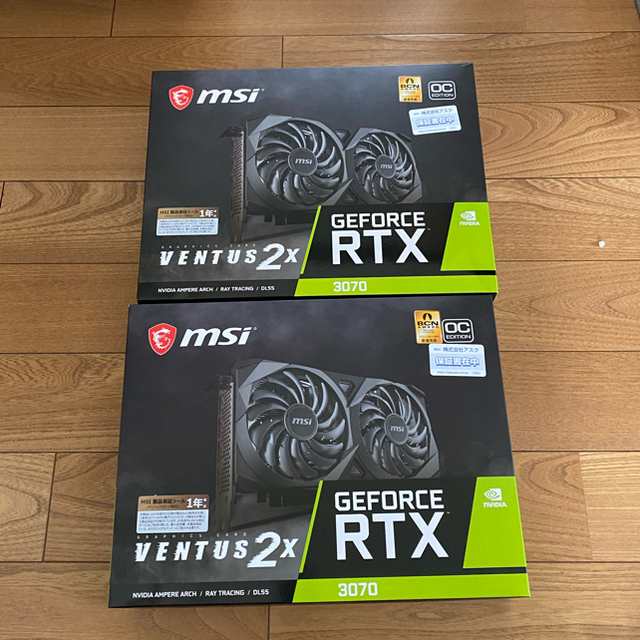 新品未開封　MSI GeForce RTX 3070 VENTUS 2X OC