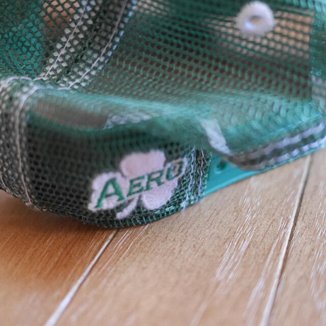 AEROPOSTALE(エアロポステール)の【激レア】AEROPOSTALE vintage mesh キャップ　Green メンズの帽子(キャップ)の商品写真