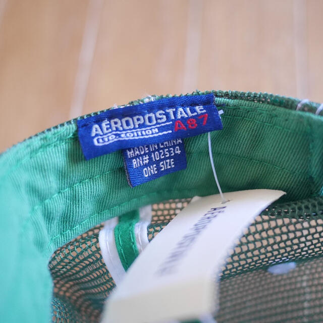 AEROPOSTALE(エアロポステール)の【激レア】AEROPOSTALE vintage mesh キャップ　Green メンズの帽子(キャップ)の商品写真