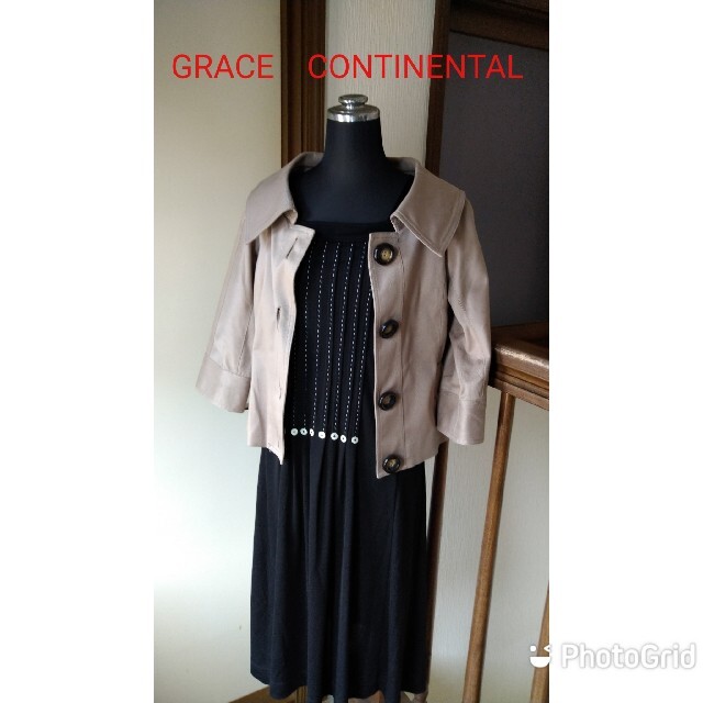 GRACE CONTINENTAL グレースコンチネンタル　綿麻ジャケット