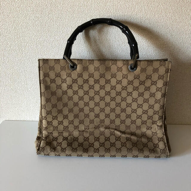 Gucci(グッチ)のヴィンテージGUCCI バンブー　バッグ レディースのバッグ(トートバッグ)の商品写真