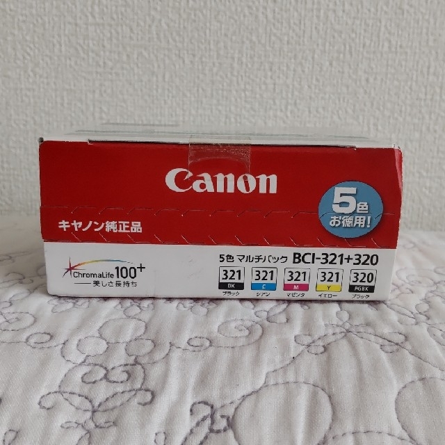 Canon(キヤノン)のたかたか様専用❗️Canon純正インク 5色パック321/320 スマホ/家電/カメラのPC/タブレット(PC周辺機器)の商品写真