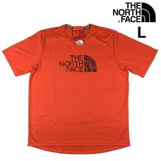 ザノースフェイス(THE NORTH FACE)のノースフェイス Tシャツ ロゴ FLASHDRY(L)オレンジ 180902(Tシャツ/カットソー(半袖/袖なし))