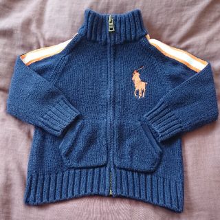 ポロラルフローレン(POLO RALPH LAUREN)のラルフローレン RALPH LAURENワンポイント ビックポニーニット 紺(ニット/セーター)