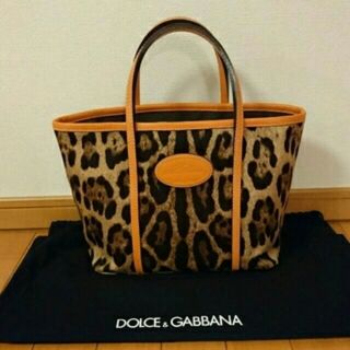 ドルチェアンドガッバーナ(DOLCE&GABBANA)の半額以下！☆美品☆DOLCE＆GABBANA トートバッグ(トートバッグ)