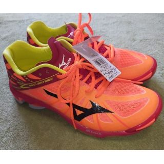 MIZUNOバレーボールシューズオレンジ火の鳥22.5cmミズノ nyH7B4PBSa