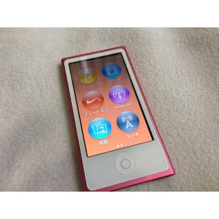アップル(Apple)のApple iPod nano 第7世代 16GB ピンク(ポータブルプレーヤー)