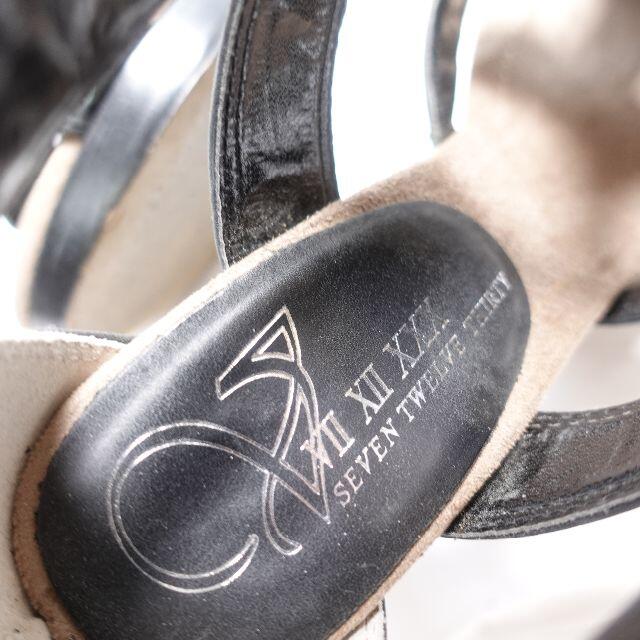 VII XII XXX(セヴントゥエルヴサーティ)のSEVENTWELVETHIRTY　サンダル　レディース　ブラック レディースの靴/シューズ(サンダル)の商品写真