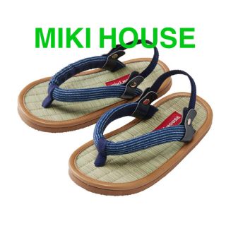 ミキハウス(mikihouse)のMIKI HOUSE☆美品☆い草のジャパニーズサンダル(サンダル)