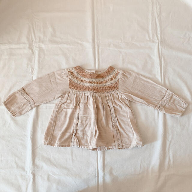 ⋈ ZARA baby 刺繍ブラウス ⋈ キッズ/ベビー/マタニティのキッズ服女の子用(90cm~)(ブラウス)の商品写真