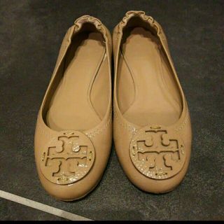 トリーバーチ(Tory Burch)のトリーバーチ エナメルフラット 22.5(バレエシューズ)