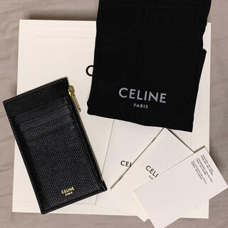 セリーヌ(celine)のCELINE セリーヌ フラグメントケース（ブラック）(財布)