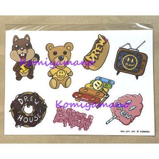 ドリューハウス(drew house)のDrew Sticker Sheet 3 ドリューハウス ステッカー シール(ミュージシャン)