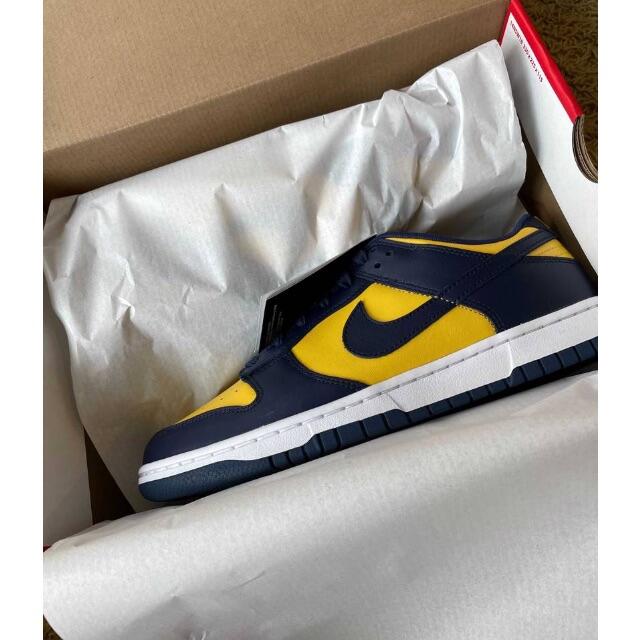 NIKE DUNK LOW MICHIGAN US10 28cmスニーカー