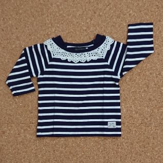 ベベ(BeBe)の《BeBe》長袖ボーダートップス 80cm(Ｔシャツ)