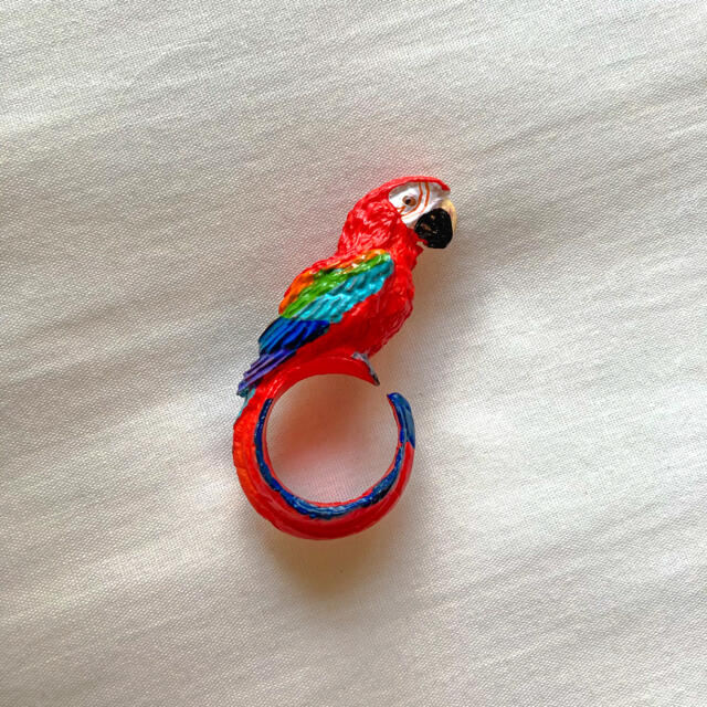 bulle de savon(ビュルデサボン)の୨୧ Vintage rétro real parrot ring レディースのアクセサリー(リング(指輪))の商品写真