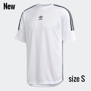 アディダス(adidas)の新品 S adidas originals Tシャツ ジャージ 白(Tシャツ/カットソー(半袖/袖なし))